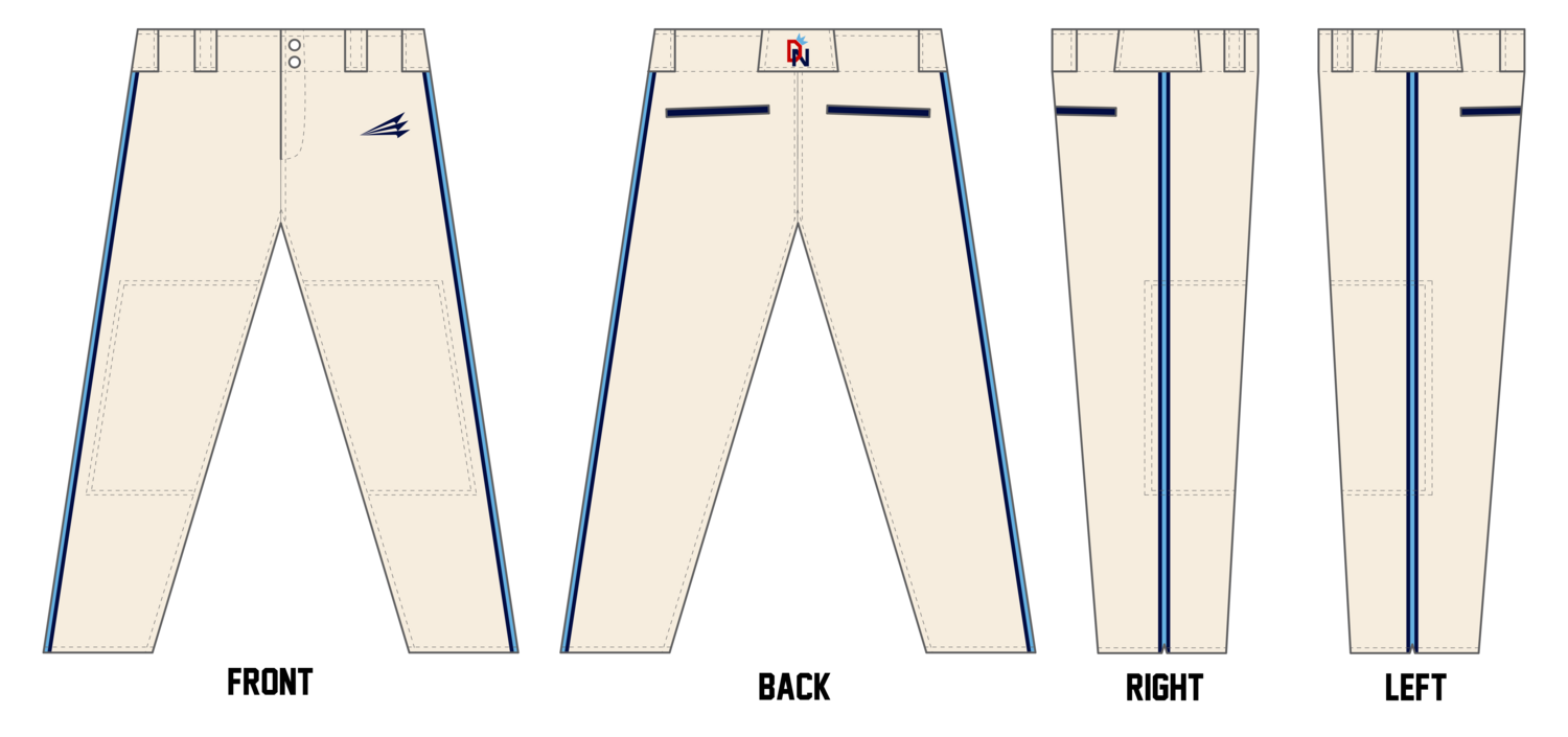 Dinger Nation Custom Athletic Cut Baseball Pants #BP12C