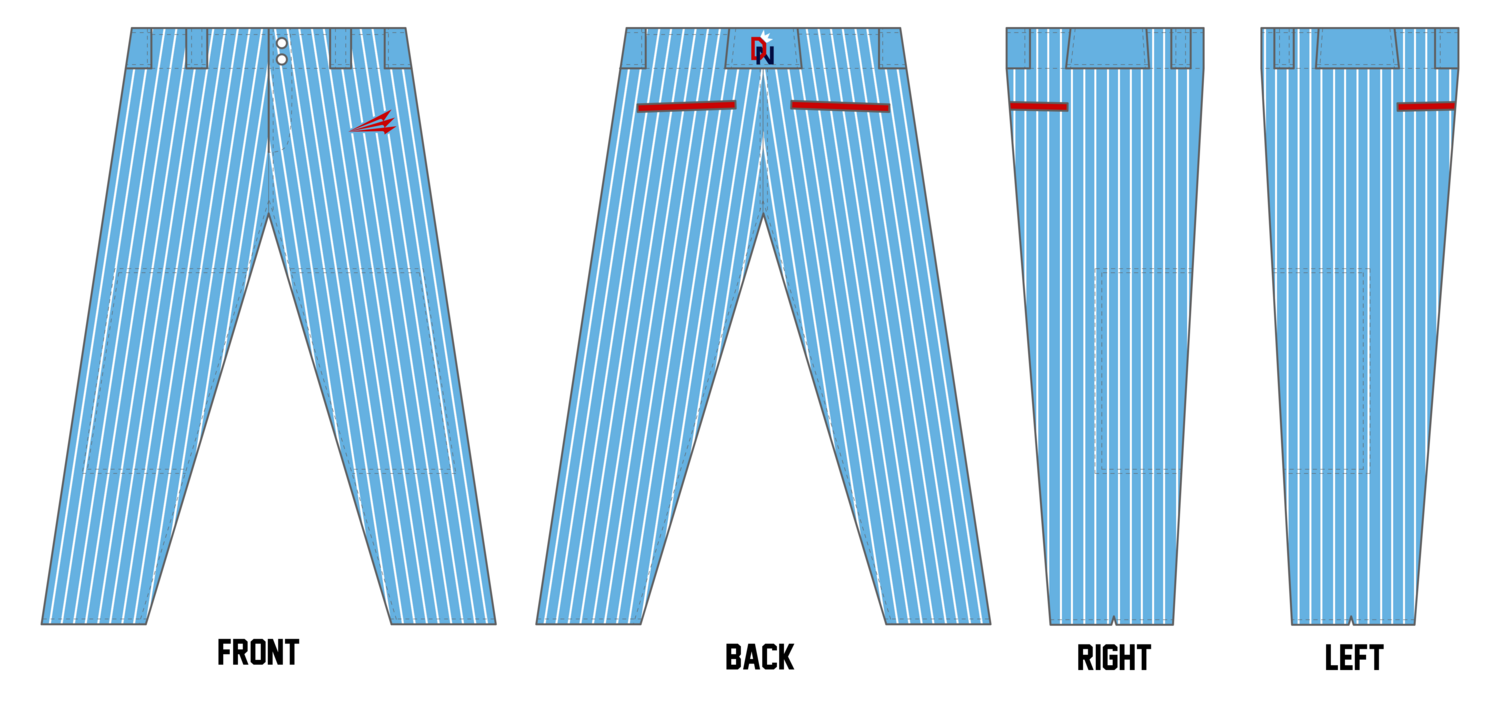 Dinger Nation Custom Pro-Fit Baseball Pants #BP13A