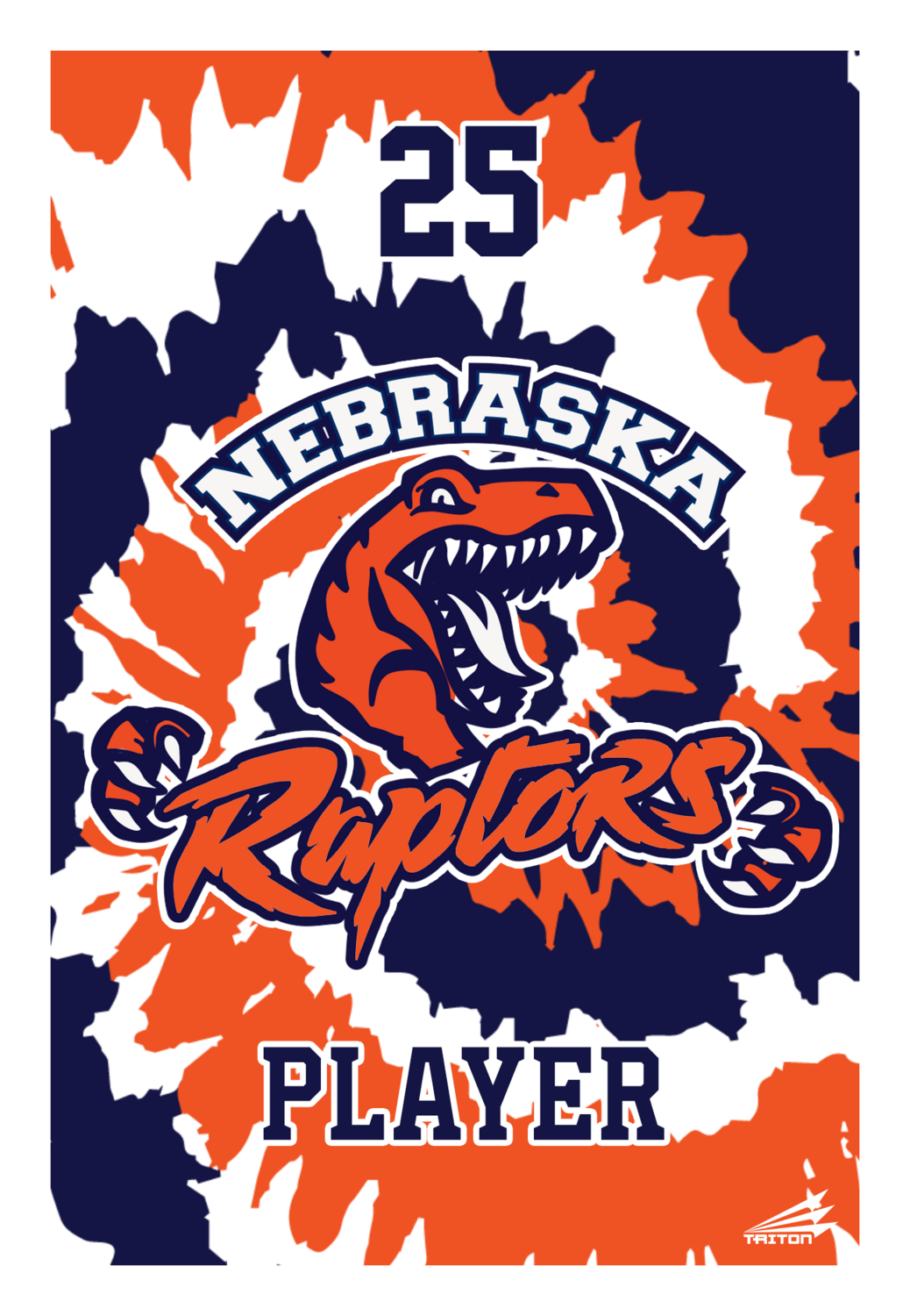 Nebraska Raptors Club Custom 4&#39;x6&#39; Blanket #BLK1B