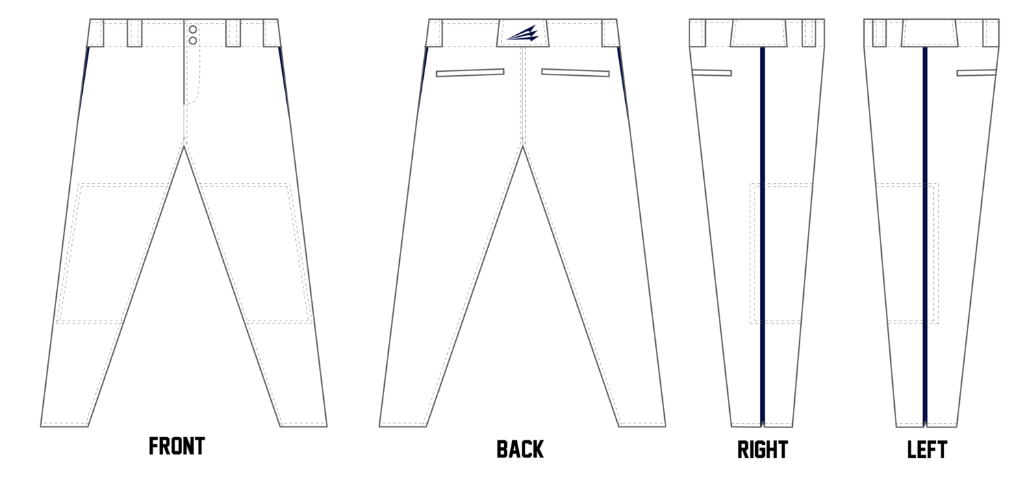 Burrell Bucs Custom Athletic Baseball Pant #BP1B