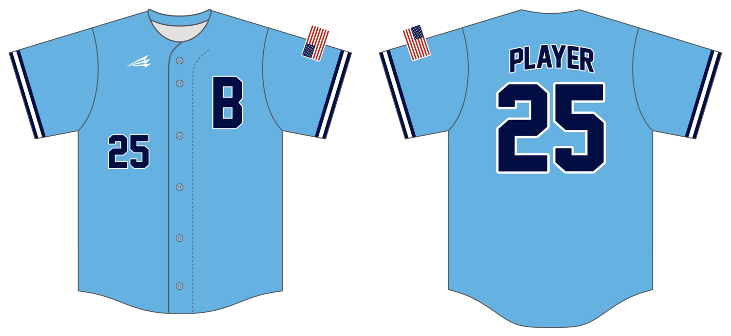 Burrell Bucs Custom HexaFlex Baseball Jersey #J1D