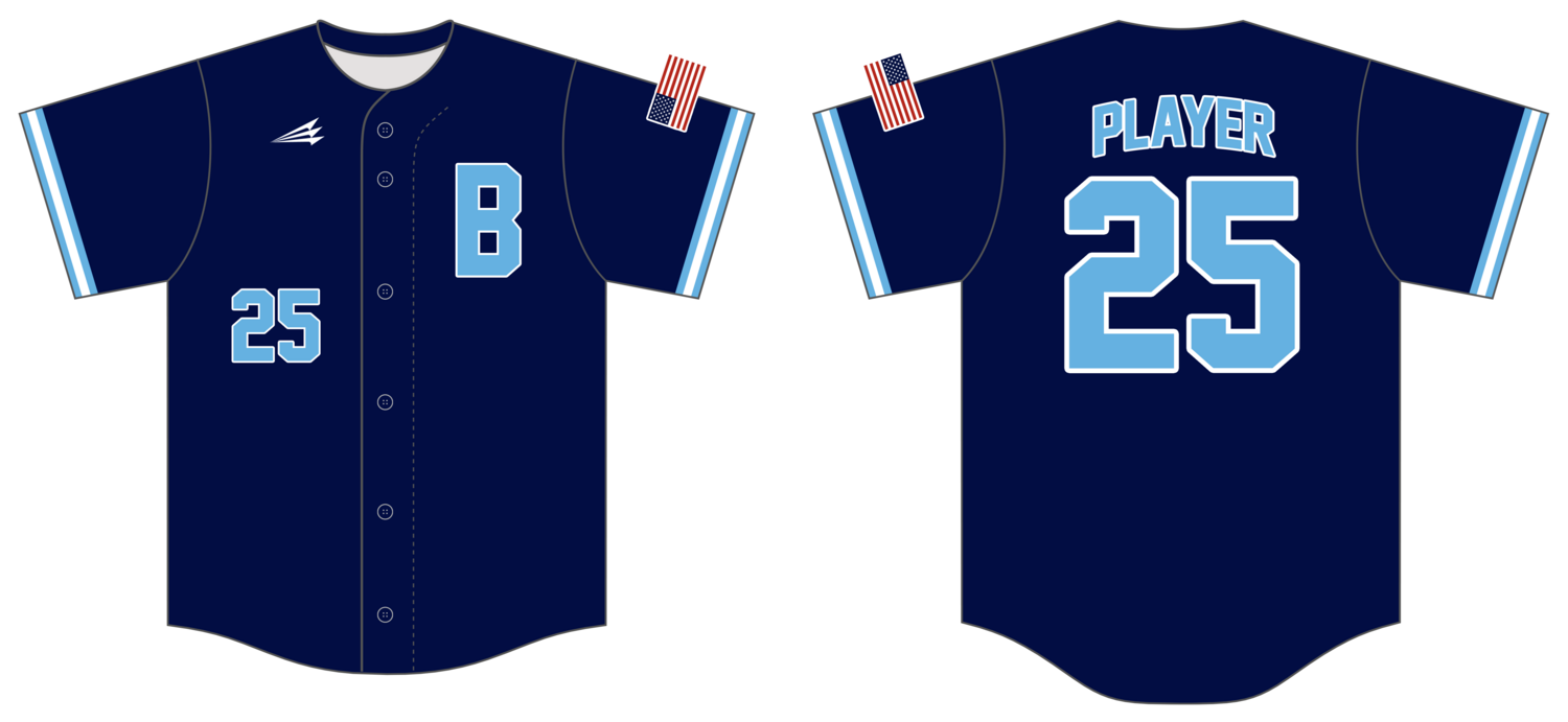 Burrell Bucs Custom HexaFlex Baseball Jersey #J1C