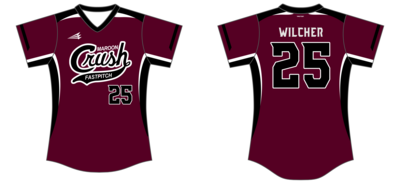 Maroon Crush Custom NanoDri Softball Jersey #J17