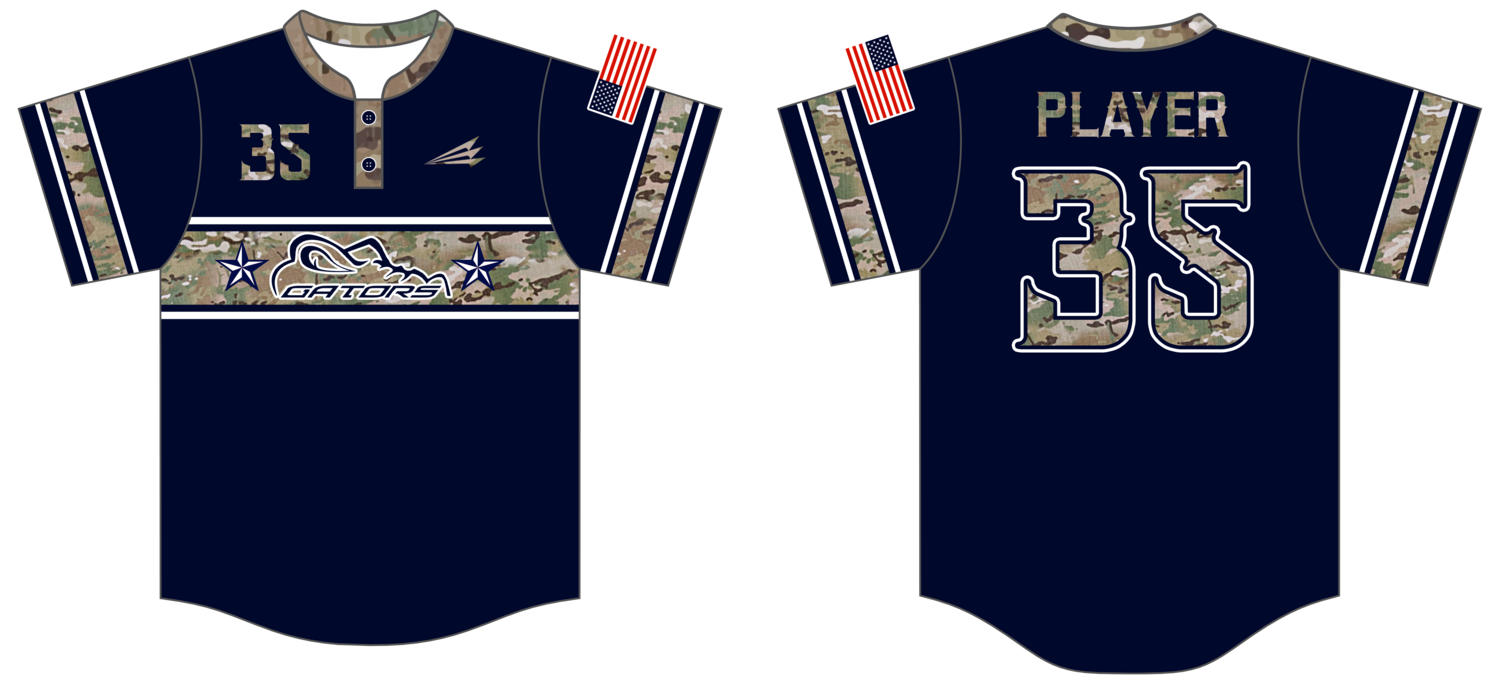 Gators Baseball Custom HexaFlex Baseball Jersey #J3