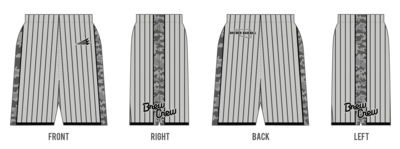 Brewer Baseball Custom Revolution Pocket Shorts #RV3