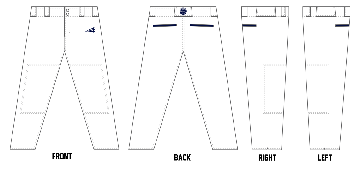 Mission Baseball Custom Athletic Cut Baseball Pants #BP9D