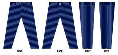 Mission Baseball Custom Athletic Cut Baseball Pants #BP22C