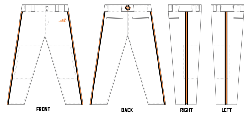 Mission Baseball Custom Athletic Cut Baseball Pants #BP3D