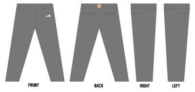 Mission Baseball Custom Athletic Cut Baseball Pants #BP26A