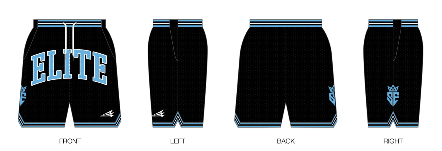 Stark Elite Custom Retro Mesh Shorts #MS2C