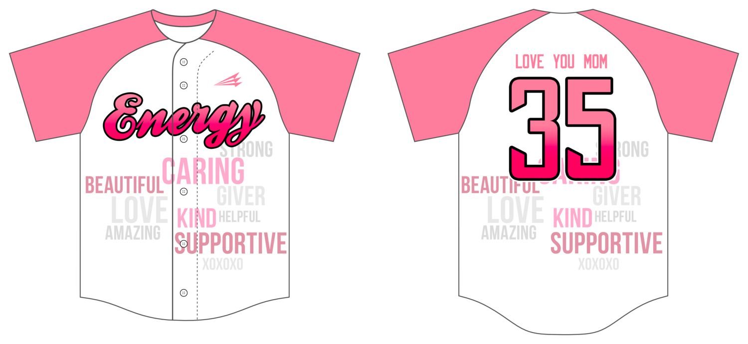 Energy Baseball Custom HexaFlex Baseball Jersey #J6B