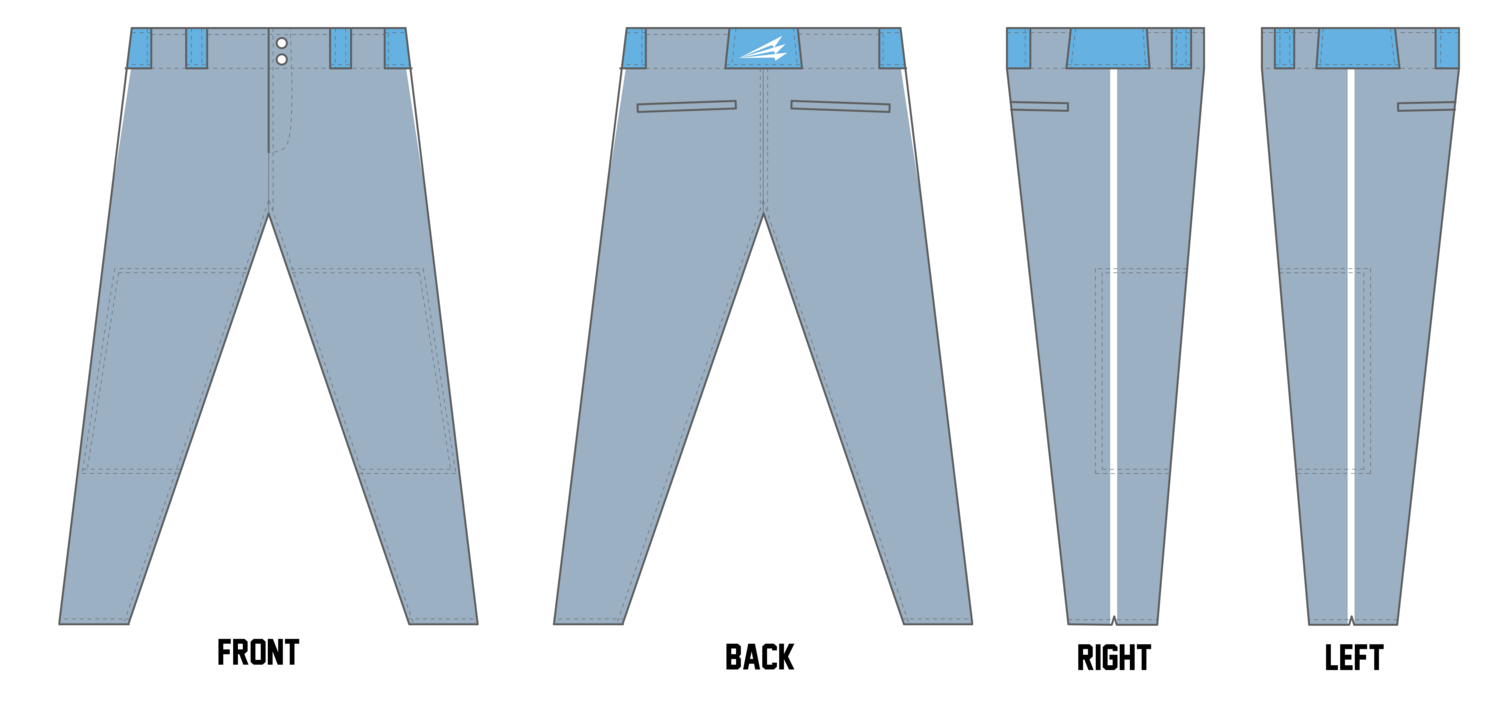 Ozark Hellbenders Custom Athletic Baseball Pant #BP1