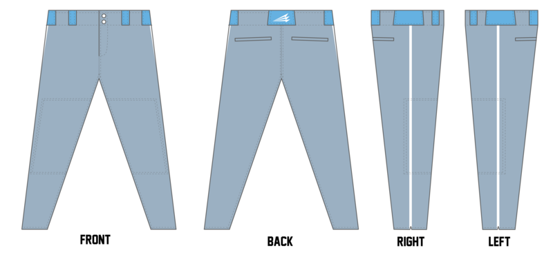 Ozark Hellbenders Custom Athletic Baseball Pant #BP1
