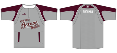 NY Astros Custom Cage Jacket #CC2