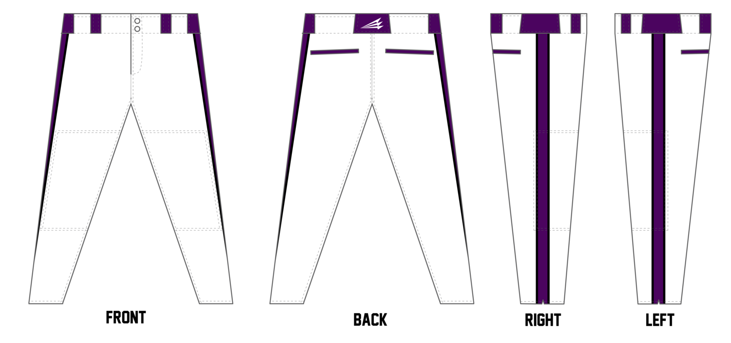 Hamburg Dawgs Custom Athletic Baseball Pant #BP2E