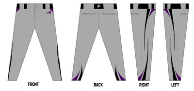 Hamburg Dawgs Custom Athletic Baseball Pant #BP3C