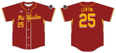 Psi Upsilon (Lentini) Custom Nanodri Hockey Jersey #J1c