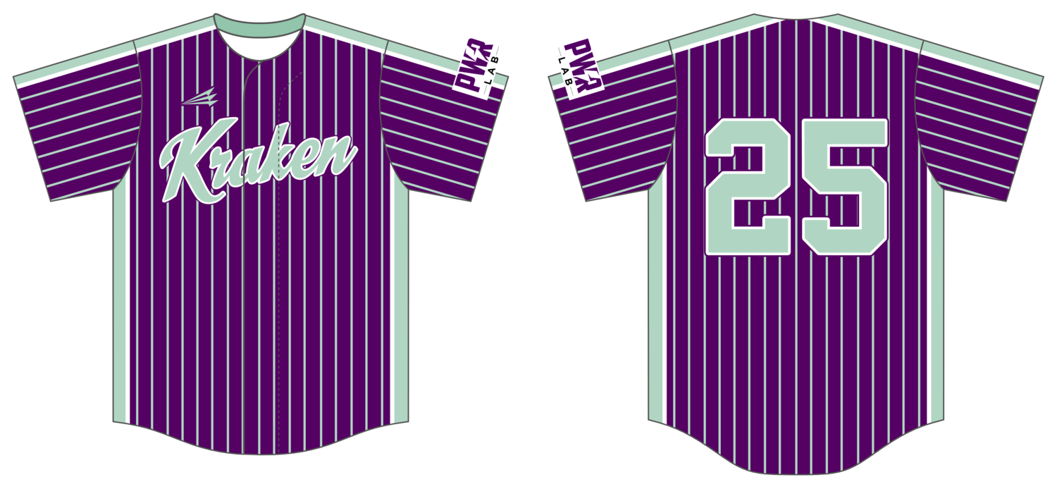 Lonestar Kraken Custom HexaFlex Baseball Jersey #J1E