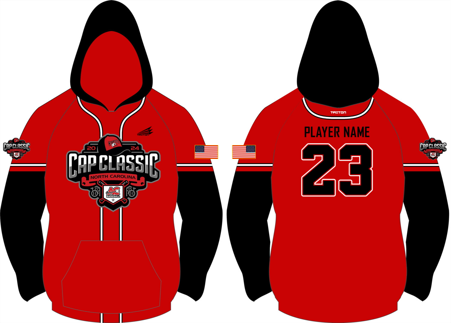 Cap Classic North Carolina Custom Vulcan Hoodie #VH2