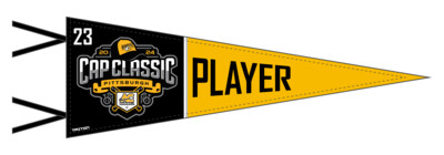 Cap Classic Pittsburgh Custom Pennant #PF1 Cap Classic Pittsburgh Custom Pennant #PF1