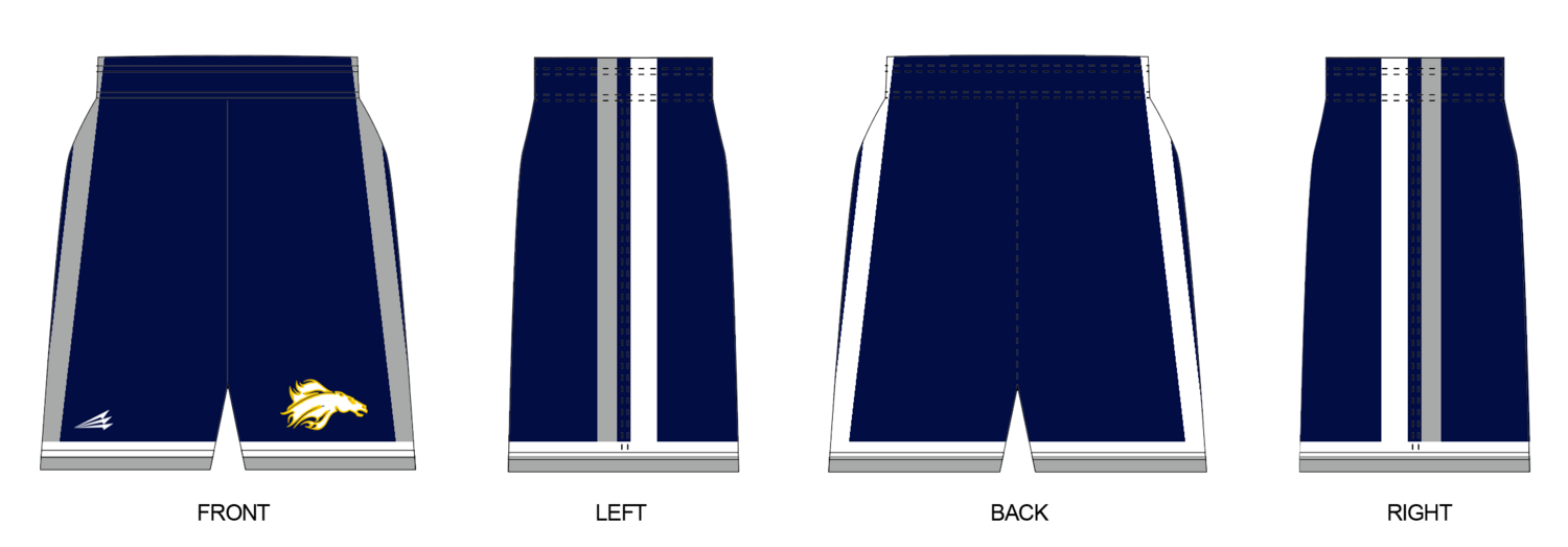 Bolingbrook Rampage Custom Revolution Pocket Shorts #RV1