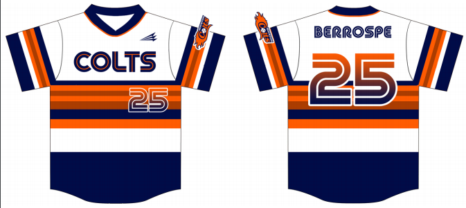Houston Colts Custom Baseball Jersey Design #5