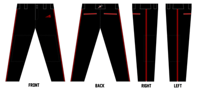 Greenville Stars Custom Pro-Fit Baseball Pant #BP8A