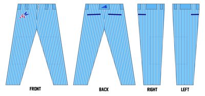 Greenville Stars Custom Long Relaxed Baseball Pant #BP7C