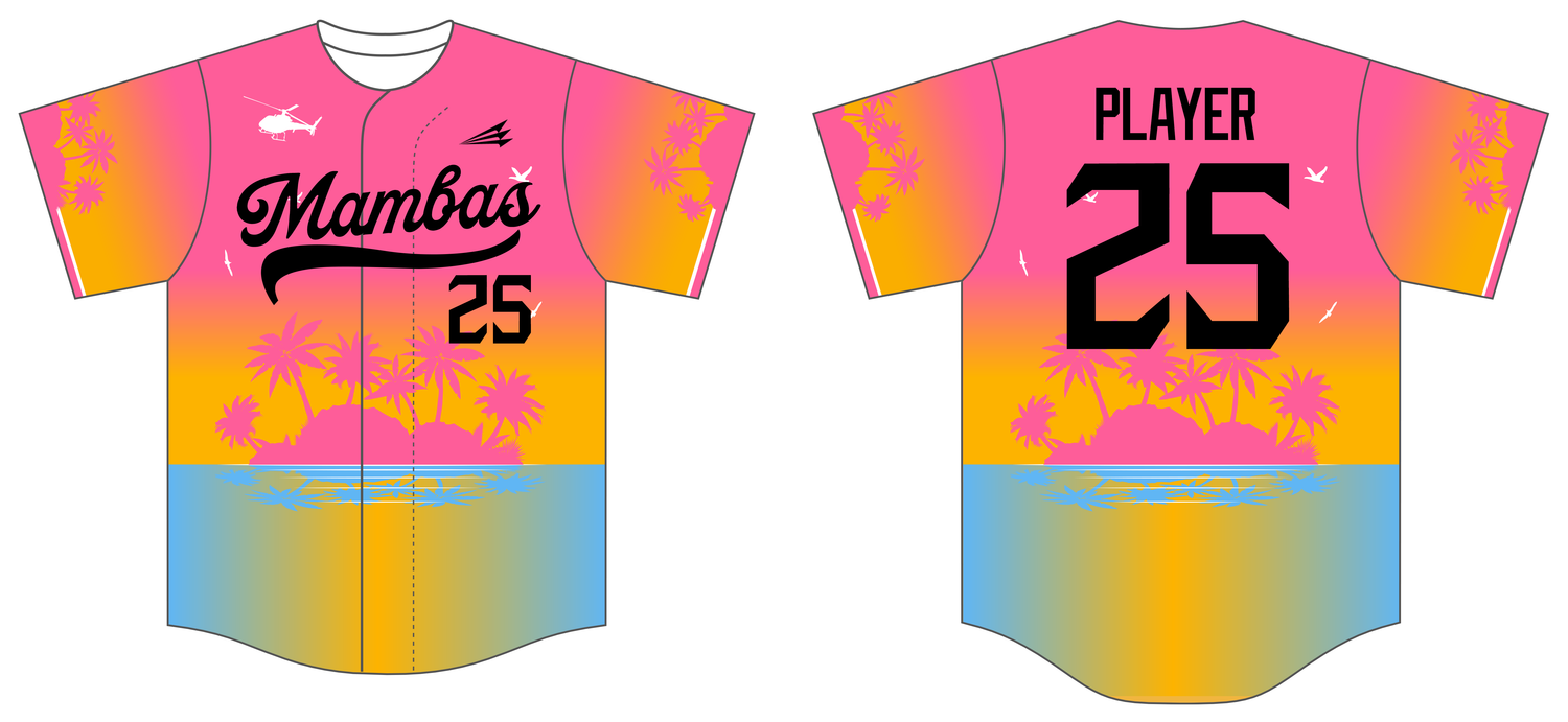 Mambas Baseball Custom HexaFlex Baseball Jersey #J14C