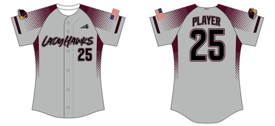 Lady Hawks (Buttenob) Custom HexaFlex Softball Jersey #J2