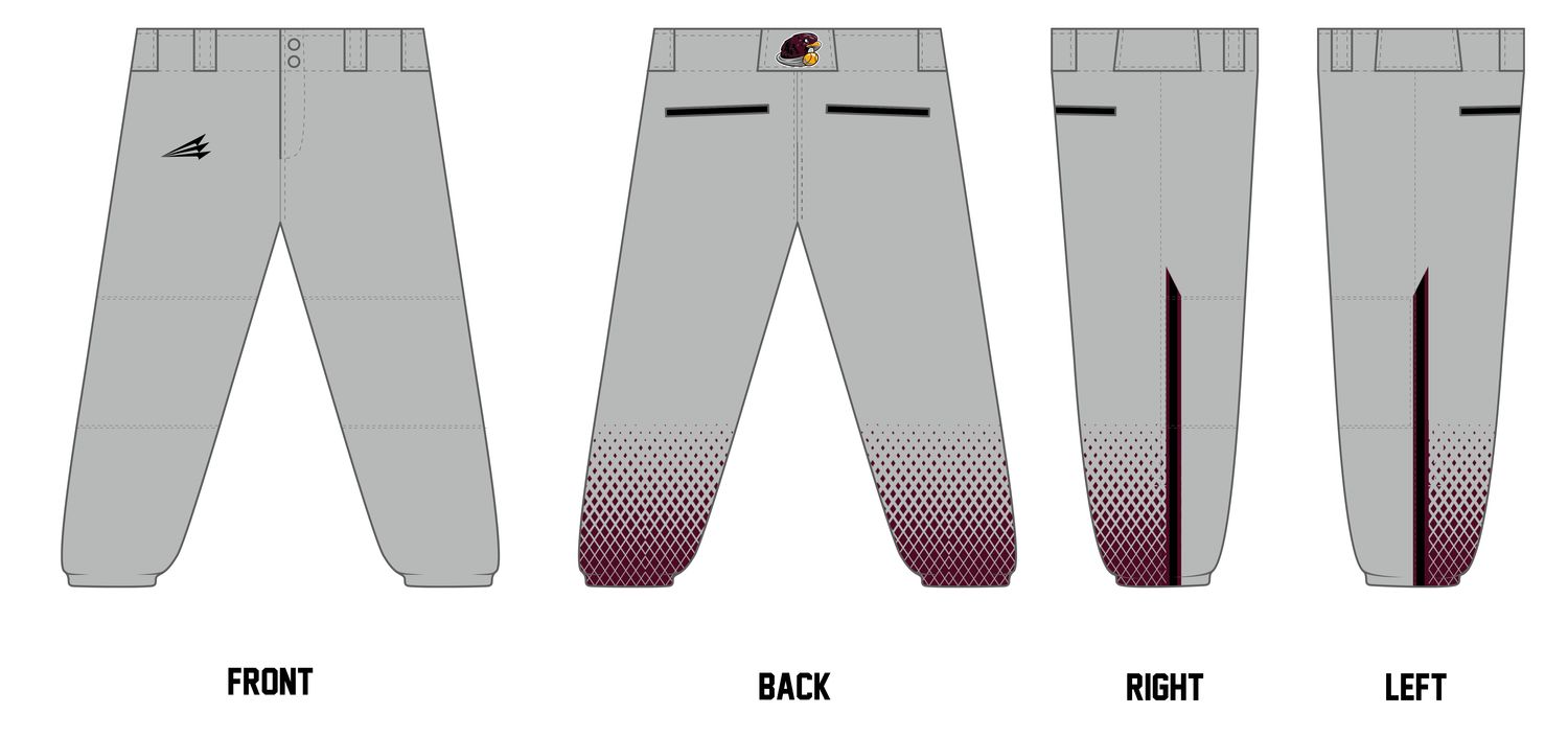 Lady Hawks (Buttenob) Custom Fastpitch Pant #FP2