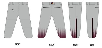 Lady Hawks (Buttenob) Custom Fastpitch Pant #FP2