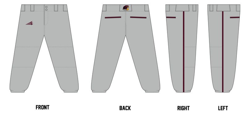 Lady Hawks (Buttenob) Custom Fastpitch Pant #FP4
