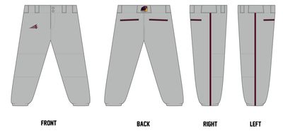 Lady Hawks (Buttenob) Custom Fastpitch Pant #FP4
