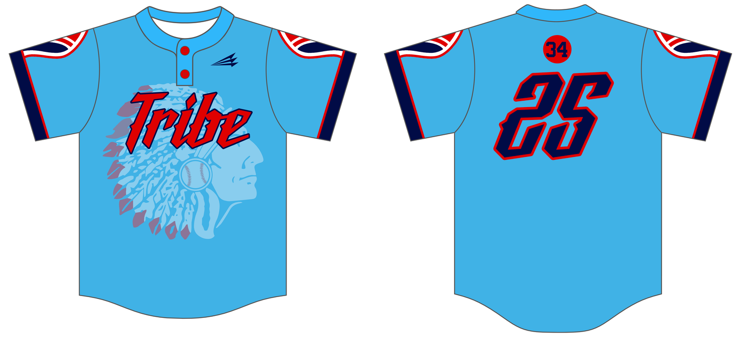 The Tribe Custom HexaFlex Baseball Jersey #J2E