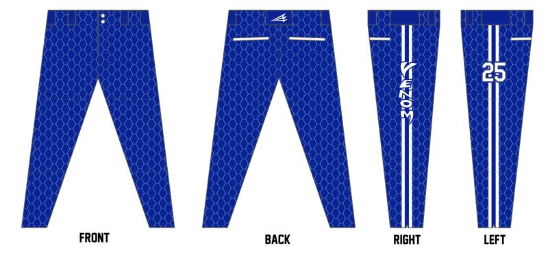 Texas Venom Custom Athletic Cut Pant #BP1C