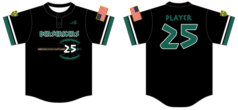 Berserkers Custom NanoDri Baseball Jersey #J1B