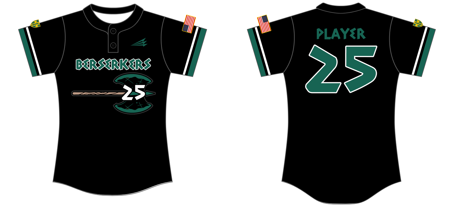 Berserkers Custom NanoDri Softball Jersey #J1BB