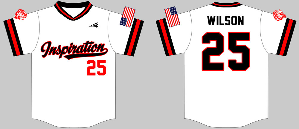Inspiration Academy Custom Baseball Jersey #7d