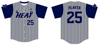 Jackson County Heat BaseBall Custom HexaFlex Baseball Jersey #J1D