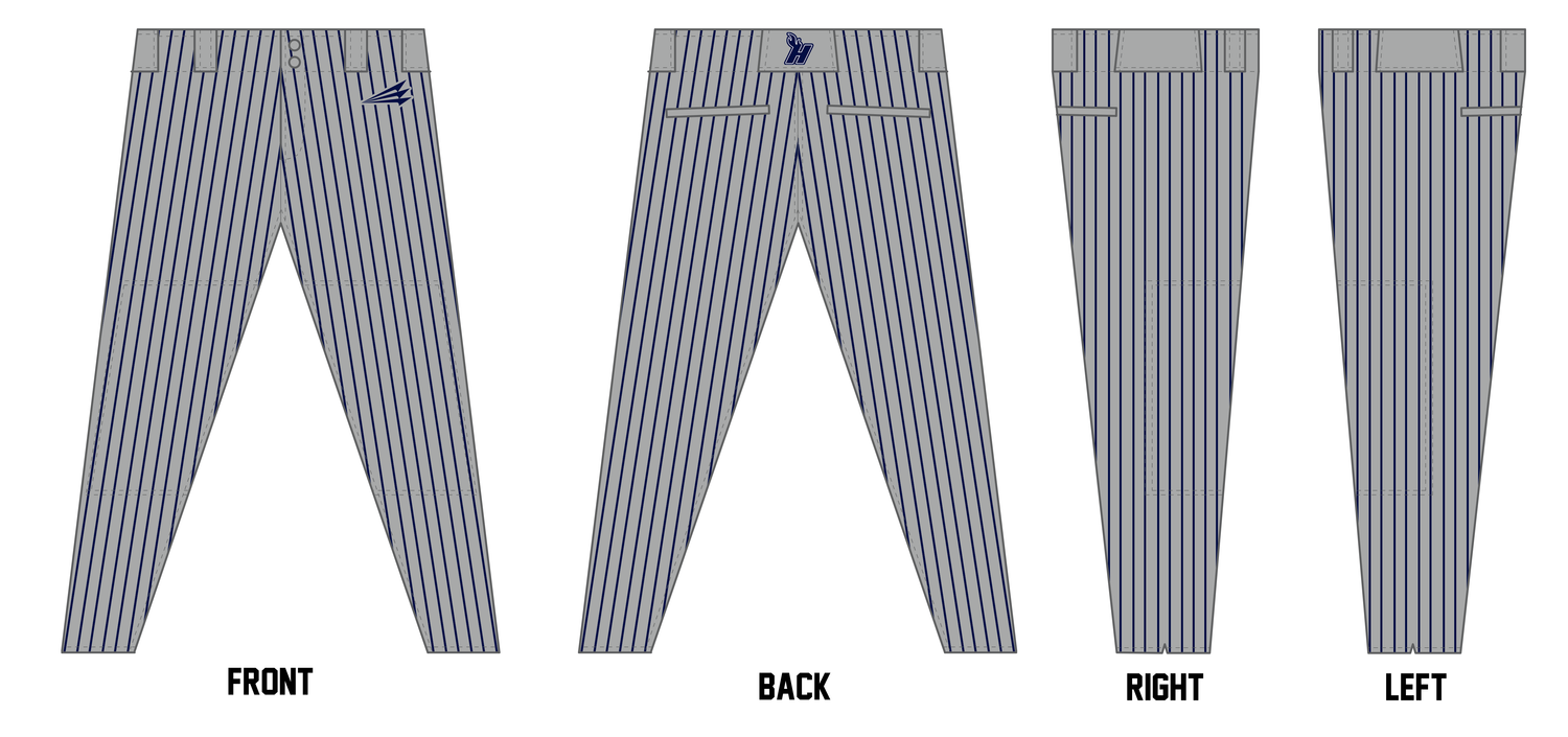 Jackson County Heat BaseBall Custom Athletic Baseball Pant #BP1B
