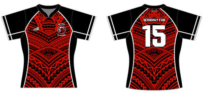 NDG Old Dragons Custom Wishbone QuadFlex Rugby Jersey #J3g