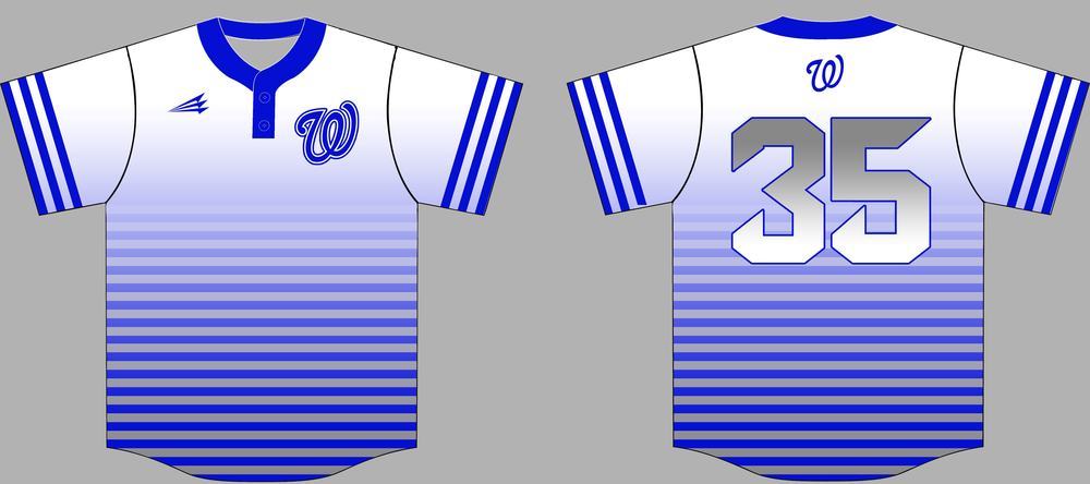 Woodbridge Raiders Custom Baseball Jersey Design #3F