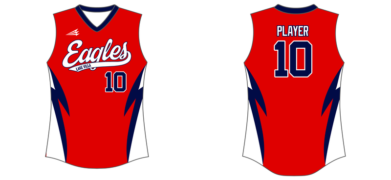 Lake Villa Eagles Softball Custom NanoDri Softball Jersey #J3B