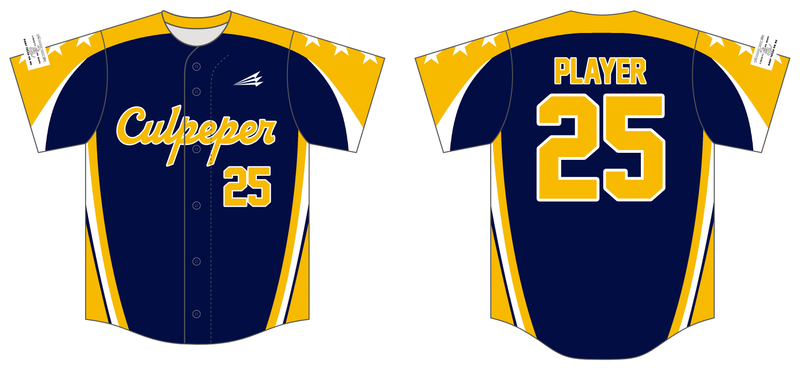 Culpeper Little League Custom HexaFlex Baseball Jersey #J4B