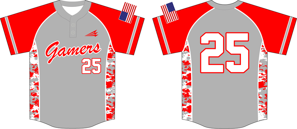 Gamers Custom Baseball Jersey #2