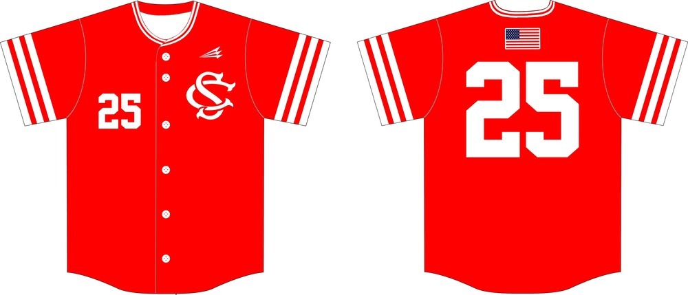 Belvidere High School Custom Baseball Jersey Design #1b