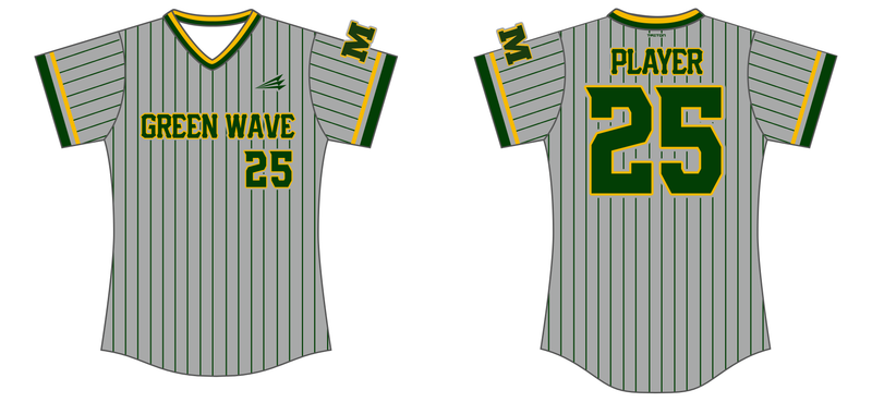 Malden Green Wave Custom HexaFlex Softball Jersey #J2B