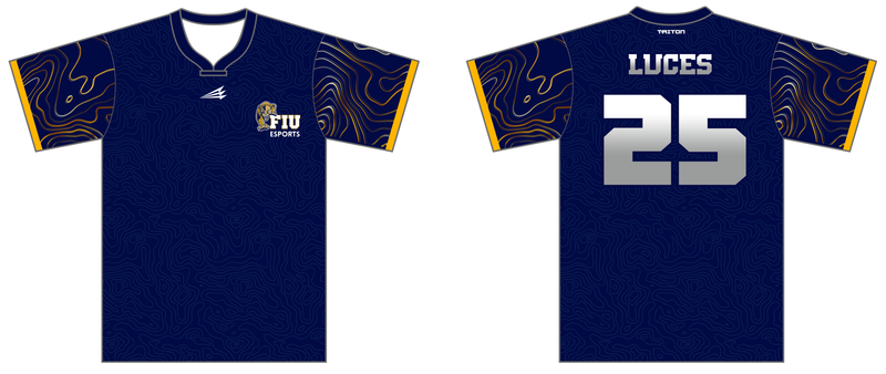 FIU Esports  Custom Men&#39;s HyperDri E-Sports Jersey #J2g