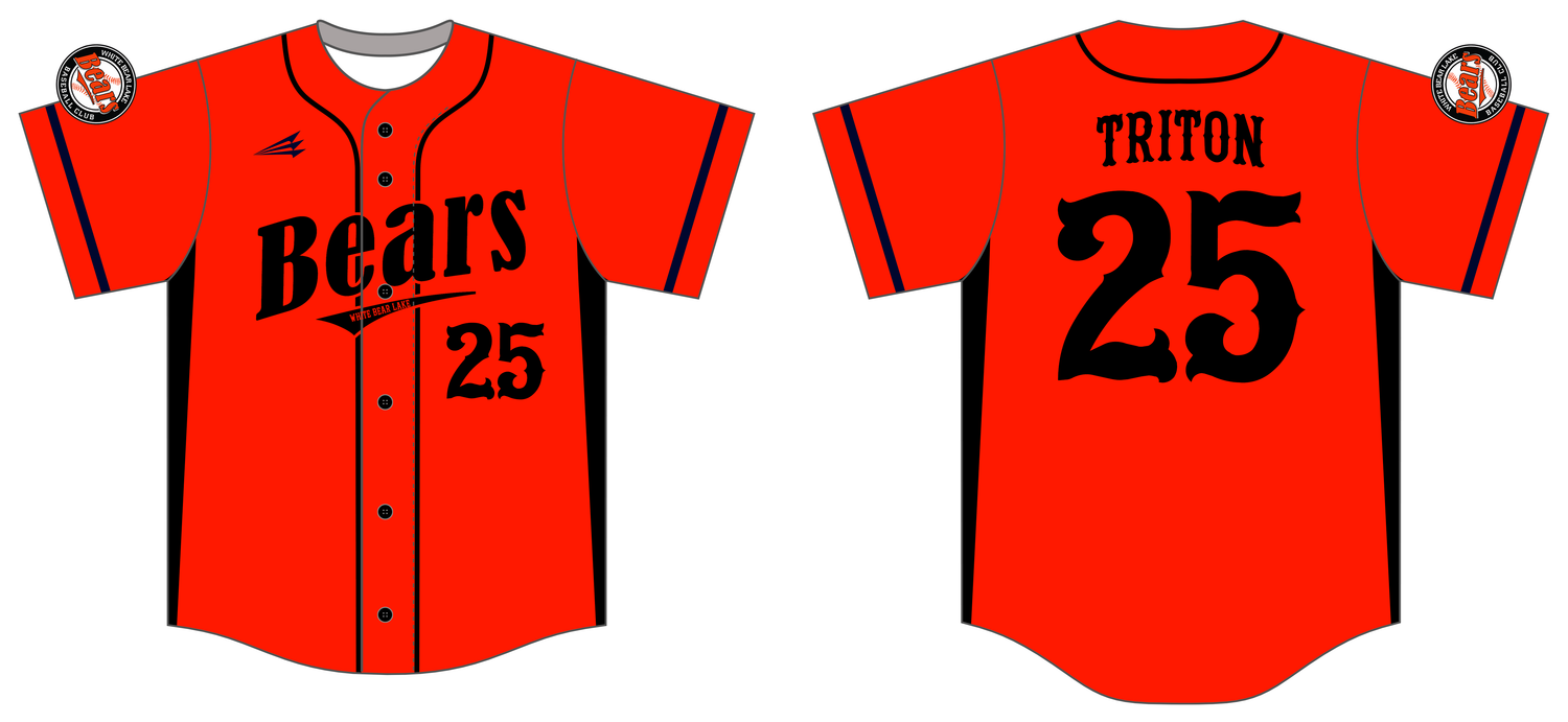 White Bear Lake Bears Custom HexaFlex Baseball Jersey #J3E